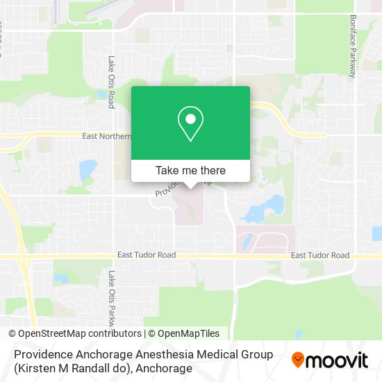 Providence Anchorage Anesthesia Medical Group (Kirsten M Randall do) map