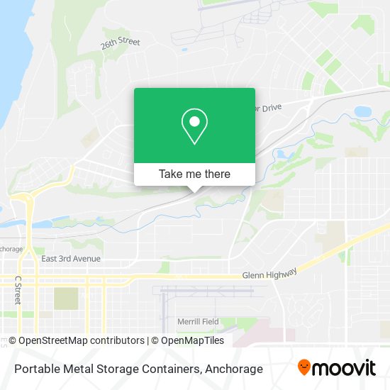 Portable Metal Storage Containers map