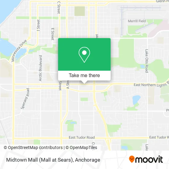 Mapa de Midtown Mall (Mall at Sears)