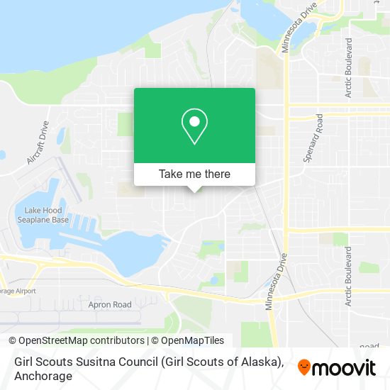 Girl Scouts Susitna Council (Girl Scouts of Alaska) map