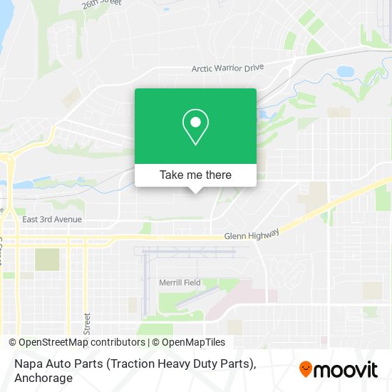 Mapa de Napa Auto Parts (Traction Heavy Duty Parts)