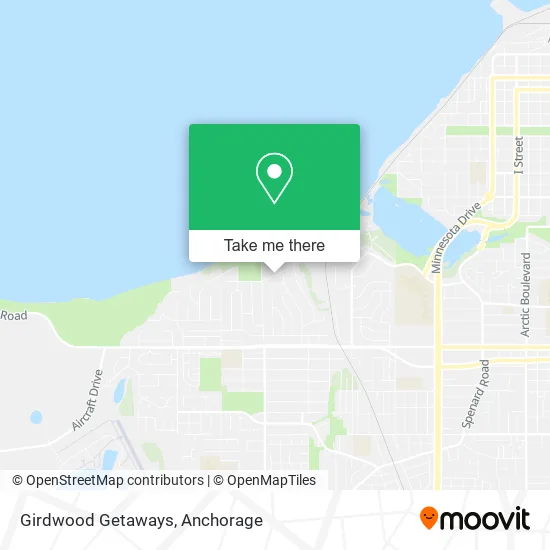 Mapa de Girdwood Getaways