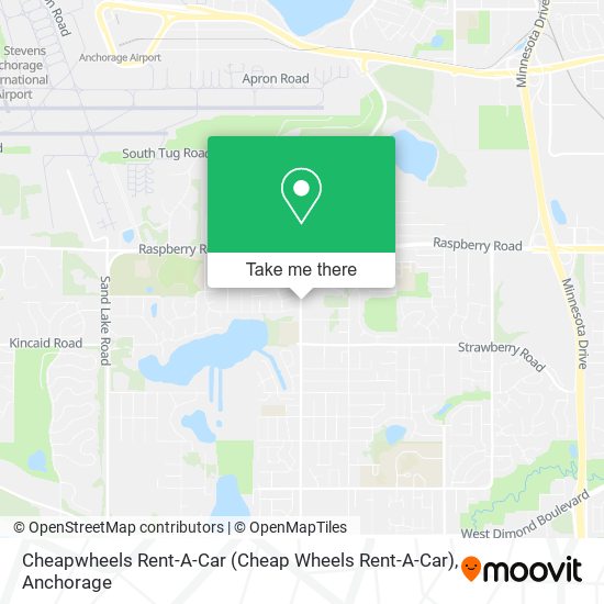 Cheapwheels Rent-A-Car (Cheap Wheels Rent-A-Car) map