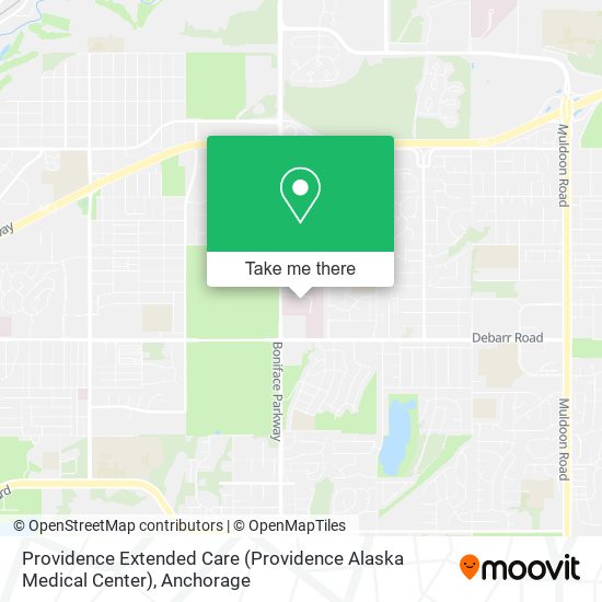 Mapa de Providence Extended Care (Providence Alaska Medical Center)