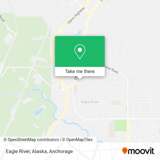 Eagle River, Alaska map