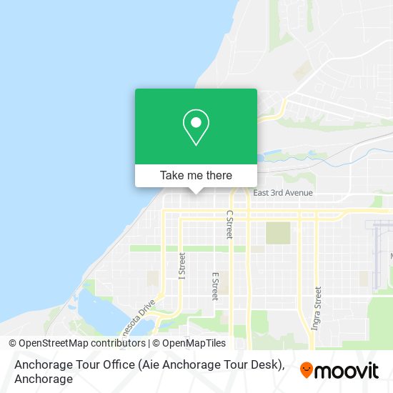 Anchorage Tour Office (Aie Anchorage Tour Desk) map