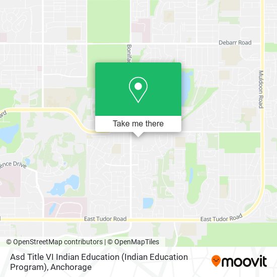 Asd Title VI Indian Education (Indian Education Program) map