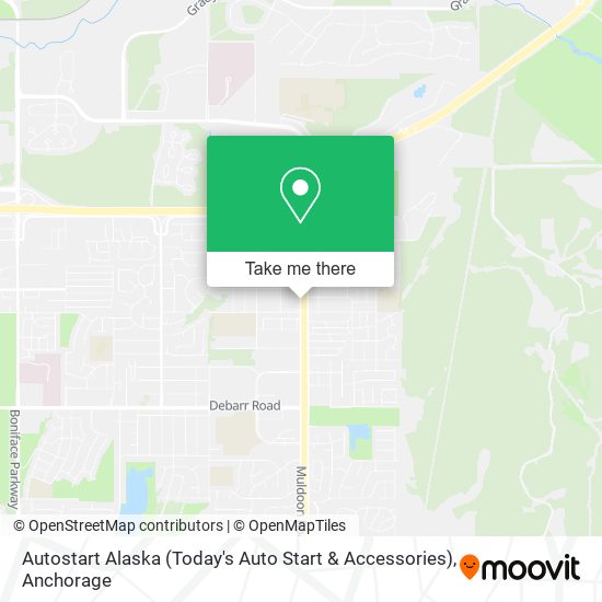 Autostart Alaska (Today's Auto Start & Accessories) map
