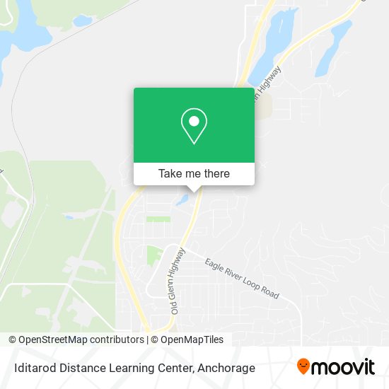 Iditarod Distance Learning Center map