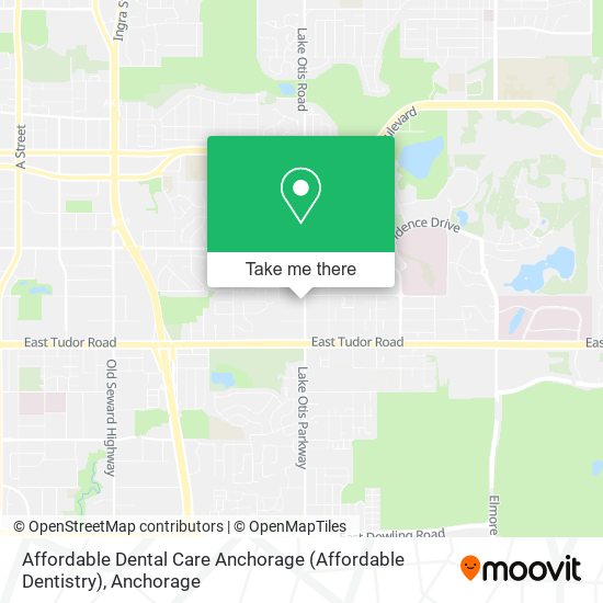 Mapa de Affordable Dental Care Anchorage (Affordable Dentistry)