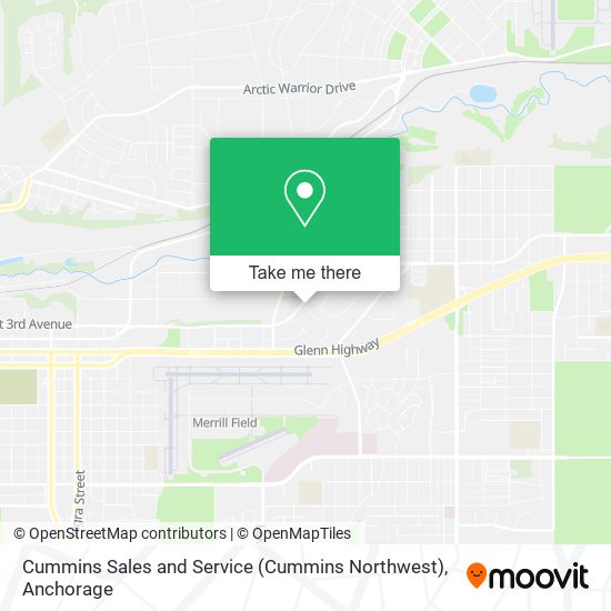Mapa de Cummins Sales and Service (Cummins Northwest)