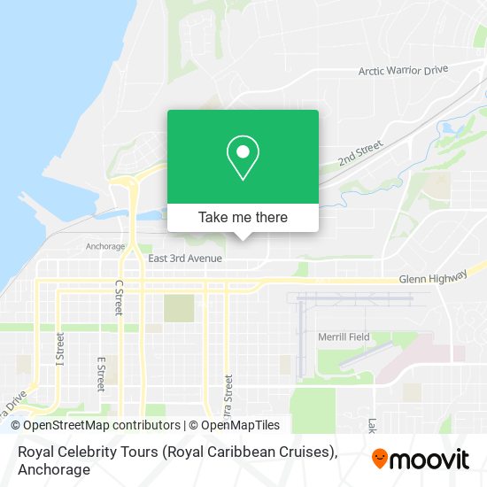 Royal Celebrity Tours (Royal Caribbean Cruises) map