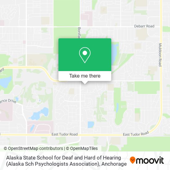 Alaska State School for Deaf and Hard of Hearing (Alaska Sch Psychologists Association) map