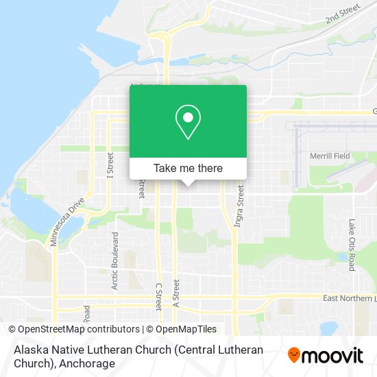 Alaska Native Lutheran Church (Central Lutheran Church) map