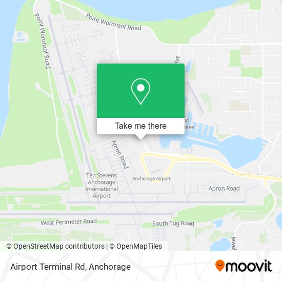 Airport Terminal Rd map