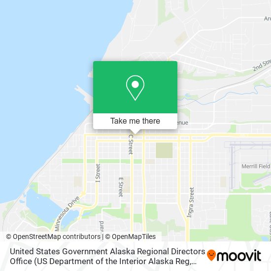 Mapa de United States Government Alaska Regional Directors Office