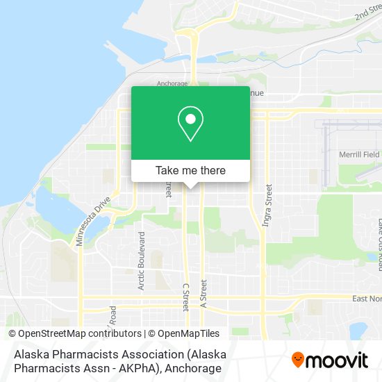 Alaska Pharmacists Association (Alaska Pharmacists Assn - AKPhA) map