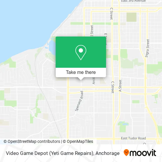 Video Game Depot (Yeti Game Repairs) map