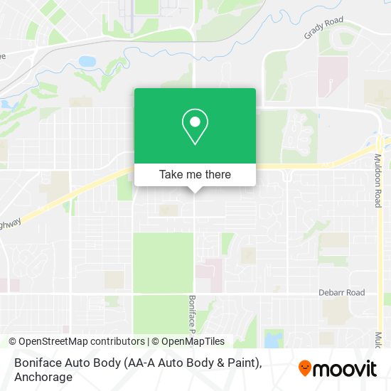 Boniface Auto Body (AA-A Auto Body & Paint) map