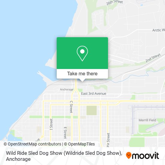 Mapa de Wild Ride Sled Dog Show (Wildride Sled Dog Show)