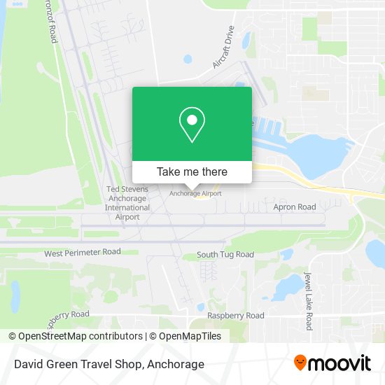 David Green Travel Shop map