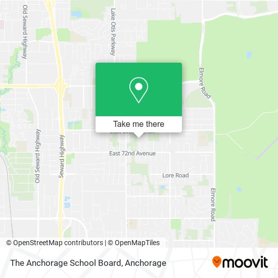 The Anchorage School Board map