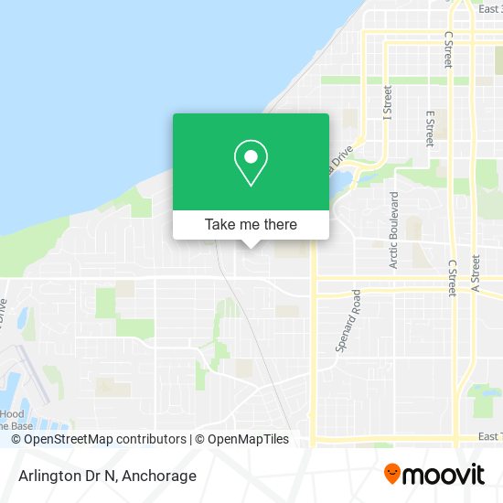 Arlington Dr N map