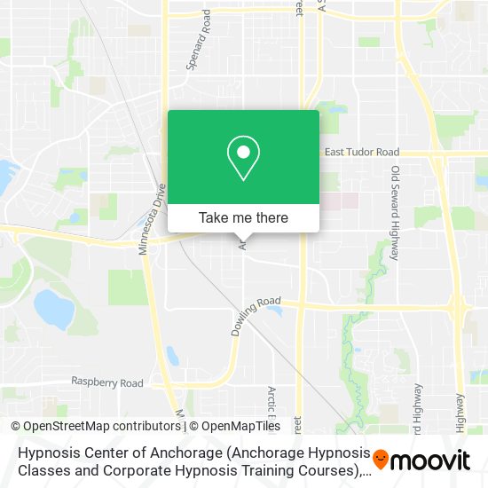 Hypnosis Center of Anchorage (Anchorage Hypnosis Classes and Corporate Hypnosis Training Courses) map