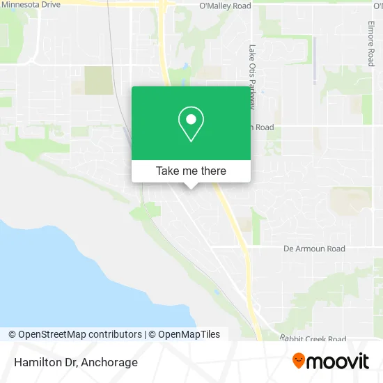 Hamilton Dr map