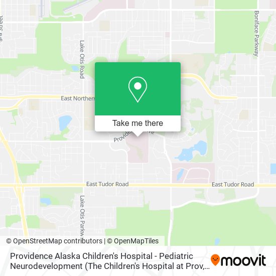 Providence Alaska Children's Hospital - Pediatric Neurodevelopment map