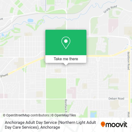 Anchorage Adult Day Service (Northern Light Adult Day Care Services) map