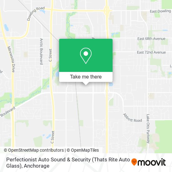 Perfectionist Auto Sound & Security (Thats Rite Auto Glass) map