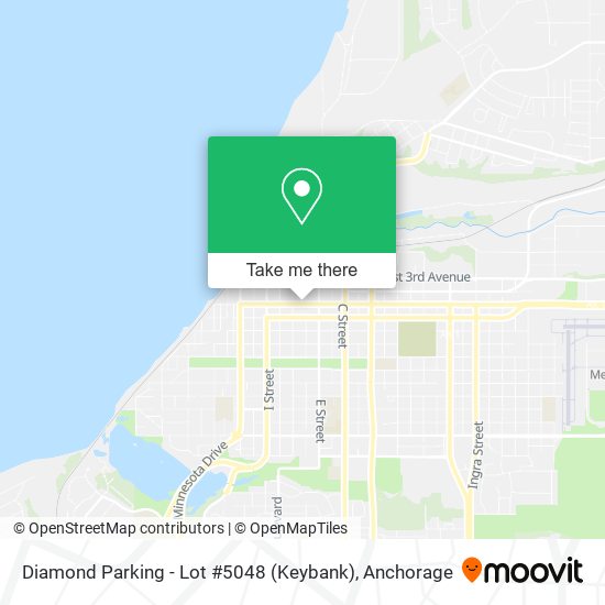 Mapa de Diamond Parking - Lot #5048 (Keybank)