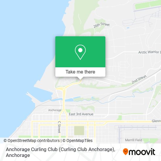 Mapa de Anchorage Curling Club
