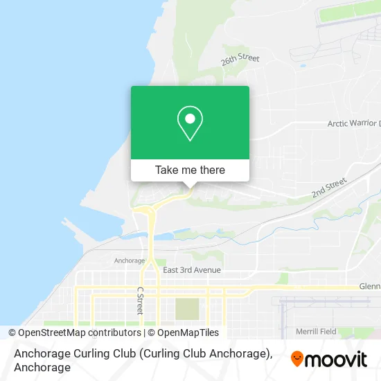 Anchorage Curling Club map