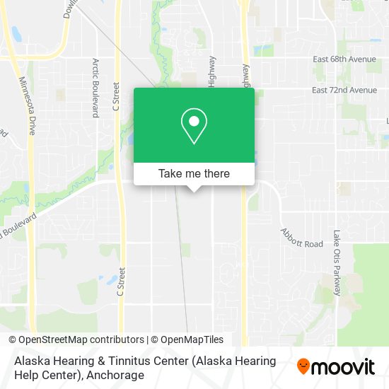 Mapa de Alaska Hearing & Tinnitus Center