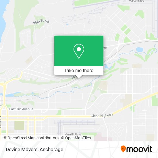 Devine Movers map