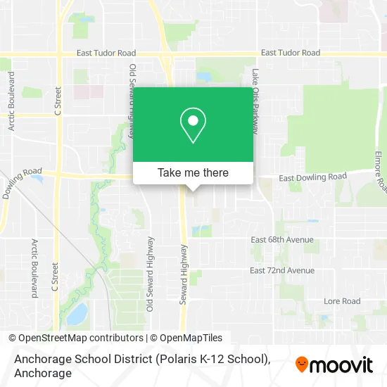 Anchorage School District (Polaris K-12 School) map