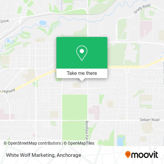 White Wolf Marketing map