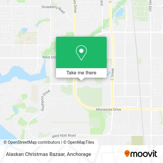 Mapa de Alaskan Christmas Bazaar