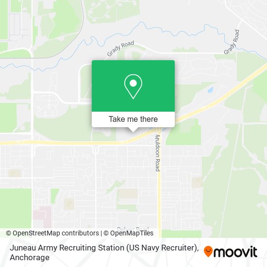 Juneau Army Recruiting Station (US Navy Recruiter) map