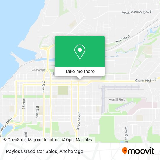 Mapa de Payless Used Car Sales