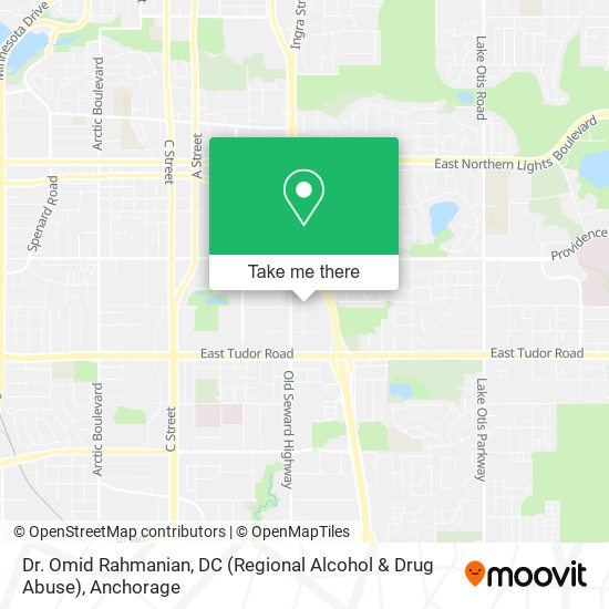 Dr. Omid Rahmanian, DC (Regional Alcohol & Drug Abuse) map