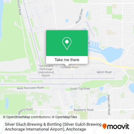 Silver Gluch Brewing & Bottling (Silver Gulch Brewing Anchorage International Airport) map