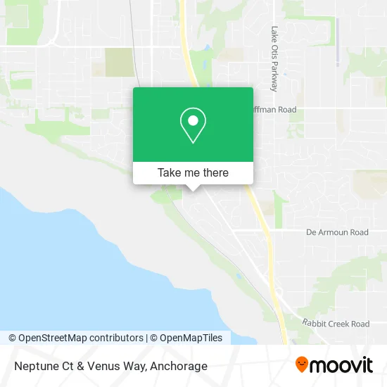 Neptune Ct & Venus Way map