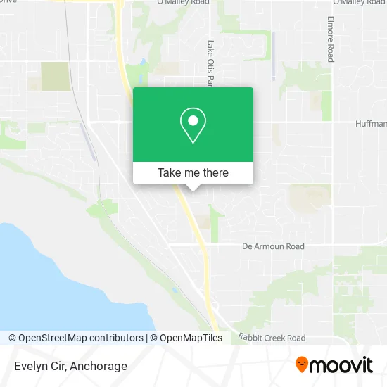 Evelyn Cir map