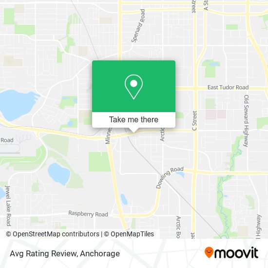 Avg Rating Review map