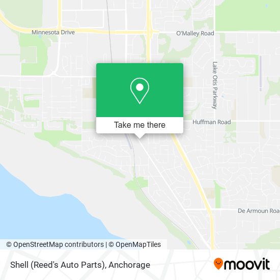 Shell (Reed's Auto Parts) map