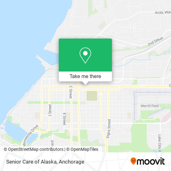 Senior Care of Alaska map