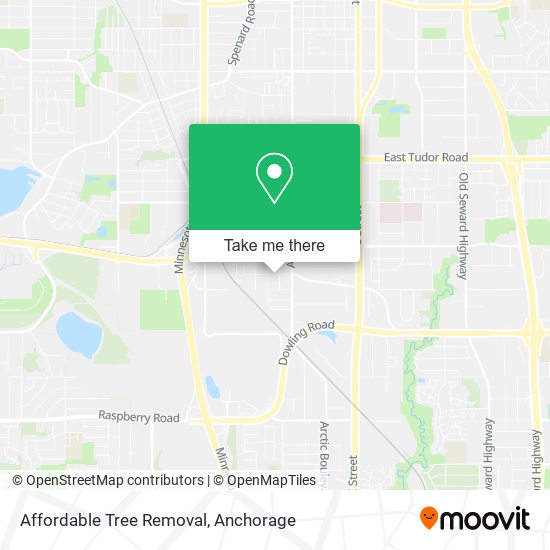 Affordable Tree Removal map